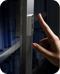 control de accesos vitrinas con material sensible